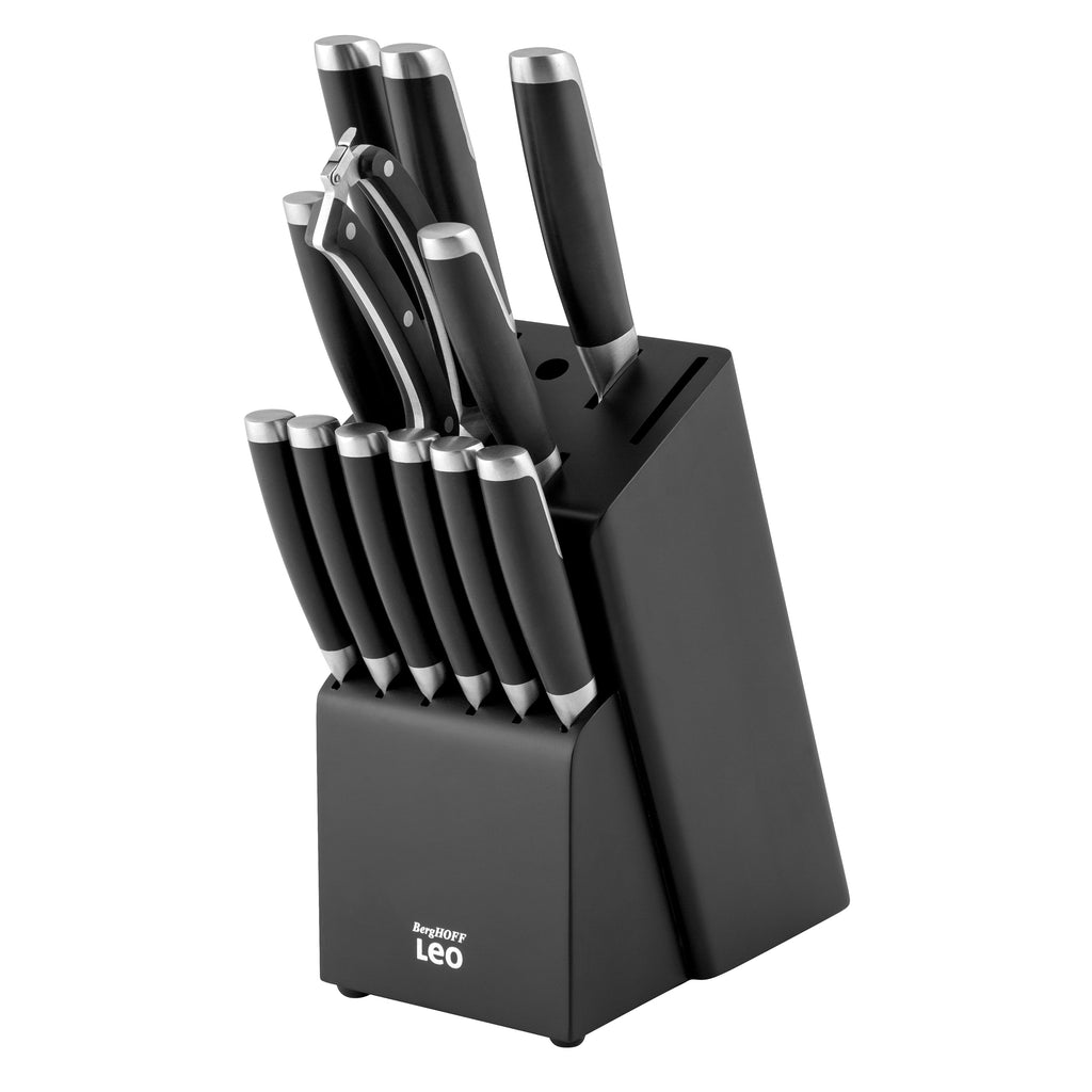 BergHOFF Leo Graphite Stainless Steel 13Pc Knife Block Set