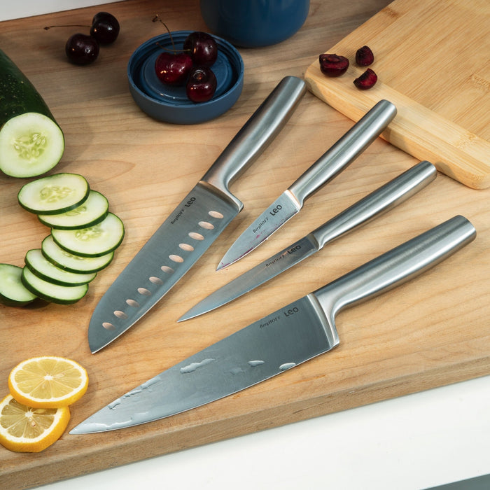 BergHOFF Leo Legacy Stainless Steel Santoku Knife 7" - Kitchen Knives