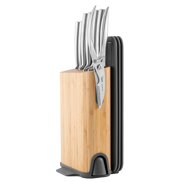 BergHOFF Leo Legacy Stainless Steel 11Pc Knife Block Set - Knife Blocks & Holders