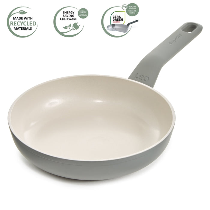 BergHOFF Balance Nonstick Ceramic Frying Pan 8", Moonmist - Skillets & Frying Pans