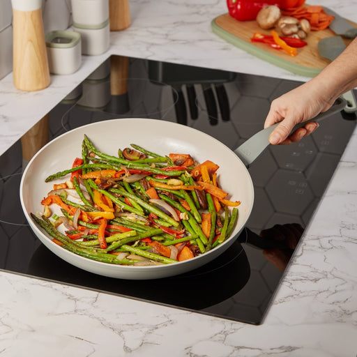 BergHOFF Balance Nonstick Ceramic Frying Pan 12.5", Moonmist - Skillets & Frying Pans