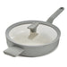 BergHOFF Balance Nonstick Ceramic Saute Pan (Long Handle) 10.25", 3.1qt. With Glass Lid, Moonmist - Sauté Pans