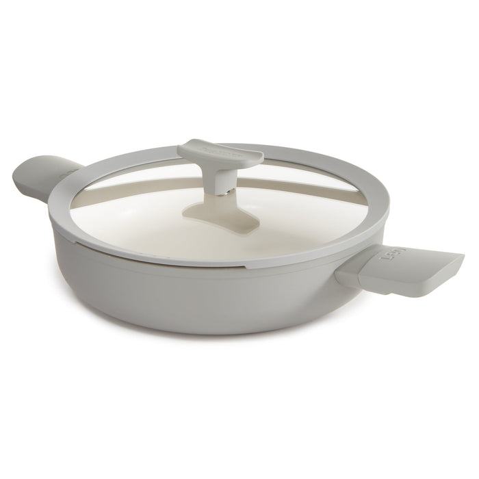 BergHOFF Balance Nonstick Ceramic Saute Pan 10.25", 3.1qt. With Glass Lid, Moonmist - Sauté Pans
