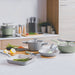 BergHOFF Balance Nonstick Ceramic Stockpot 8", 3.3qt. With Glass Lid, Moonmist - Stock Pots