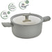 BergHOFF Balance Nonstick Ceramic Stockpot 10", 4.6qt. With Glass Lid, Moonmist - Stock Pots
