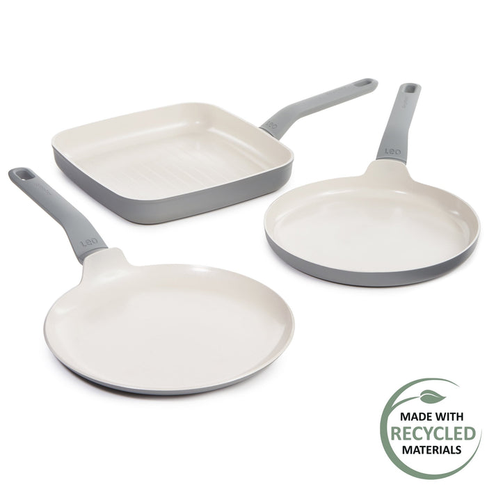 BergHOFF Balance Nonstick Ceramic Omelet pan 10", Moonmist - Skillets & Frying Pans