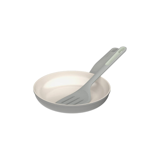 BergHOFF Balance Nonstick Ceramic 2Pc Frying Pan 9.5" and Nylon Turner 13.75", Moonmist - Skillets & Frying Pans