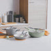 BergHOFF Balance Nonstick Ceramic 2Pc Frying Pan 9.5" and Nylon Turner 13.75", Moonmist - Skillets & Frying Pans