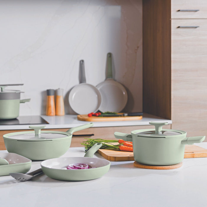 BergHOFF Balance Nonstick Ceramic Frying Pan 8", Sage - Skillets & Frying Pans