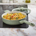 BergHOFF Balance Nonstick Ceramic Saute Pan (Long Handle) 10.25", 3.1qt. With Glass Lid, Sage - Sauté Pans