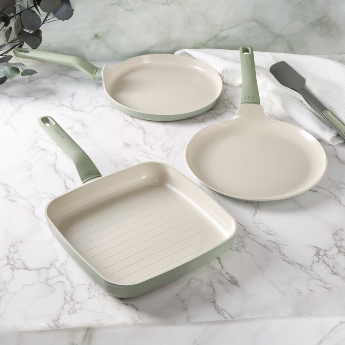 BergHOFF Balance Nonstick Ceramic Omelet pan 10", Sage - Skillets & Frying Pans