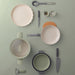 BergHOFF Balance Nonstick Ceramic 2Pc Frying Pan 9.5" and Nylon Turner 13.75", Sage - Skillets & Frying Pans