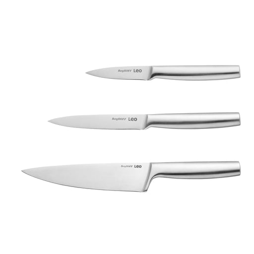 BergHOFF Leo Legacy Stainless Steel 3Pc Starter Knife Set - Kitchen Knives