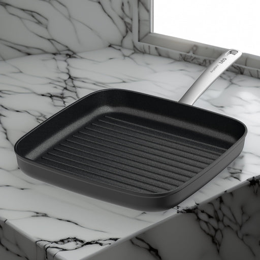 BergHOFF Leo Graphite Nonstick Ceramic Grill Pan 11" - Griddles & Grill Pans