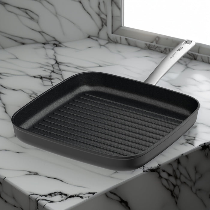 BergHOFF Leo Graphite Nonstick Ceramic Grill Pan 11" - Griddles & Grill Pans