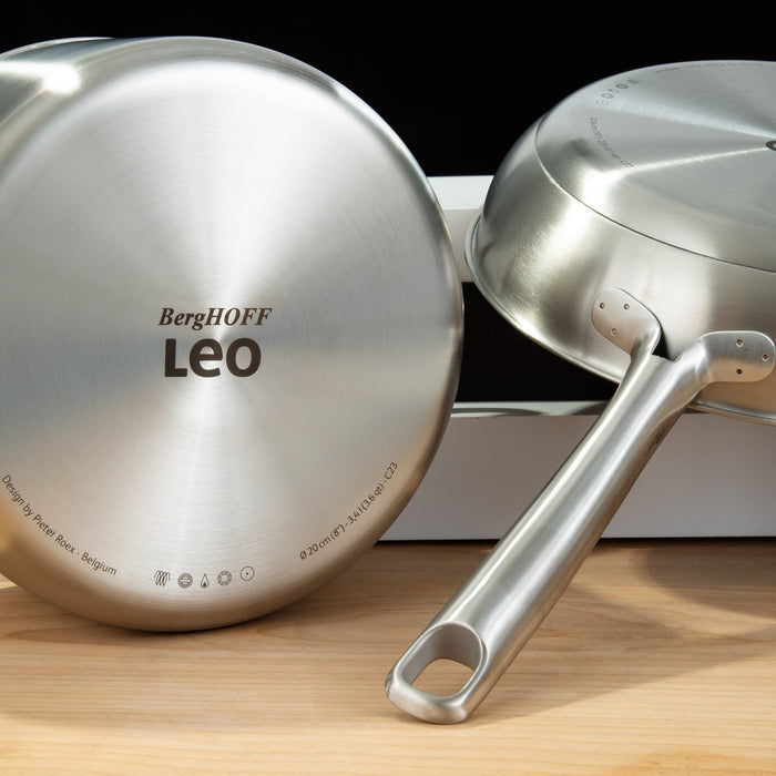 BergHOFF Leo Graphite 18/10 Stainless Steel Frying Pan 10" - Skillets & Frying Pans