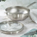 BergHOFF Leo Graphite 18/10 Stainless Steel Wok Pan 11", 5.2qt. With Glass Lid - Woks