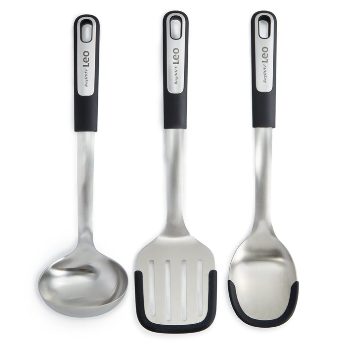 BergHOFF Leo Graphite Stainless Steel 3pc Utensil Set