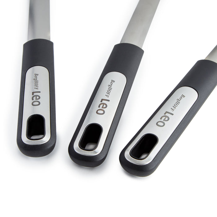 Image 3 of Leo Graphite Stainless Steel 3pc Utensil Set