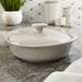 BergHOFF Balance Stone Casserole 9.5", 2.4qt. With Stone Cover, Moonmist - Casserole Dishes
