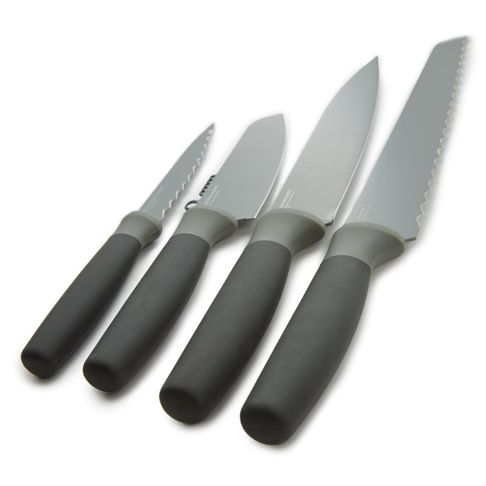 BergHOFF Balance Nonstick Stainless Steel Serrated Utility Knife 4.5" - Kitchen Knives