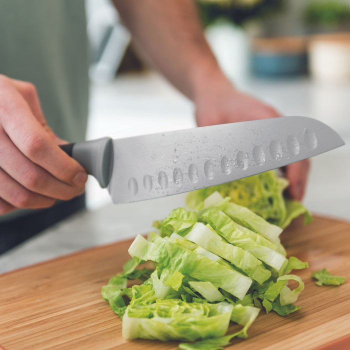 BergHOFF Balance Nonstick Stainless Steel Santoku Knife 6.75" - Kitchen Knives
