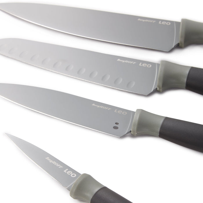 BergHOFF Balance Nonstick Stainless Steel Santoku Knife 6.75" - Kitchen Knives
