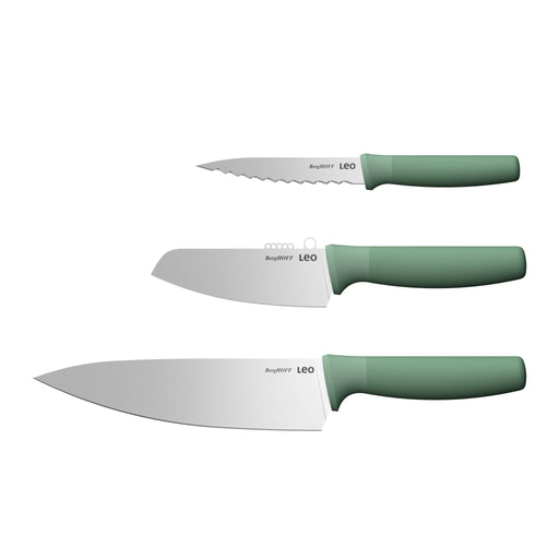BergHOFF Leo Forest Stainless Steel 3Pc Specialty Knife Set - Kitchen Knives