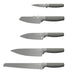 BergHOFF Balance Nonstick Stainless Steel 6Pc Knife Block Set, Green - Knife Blocks & Holders
