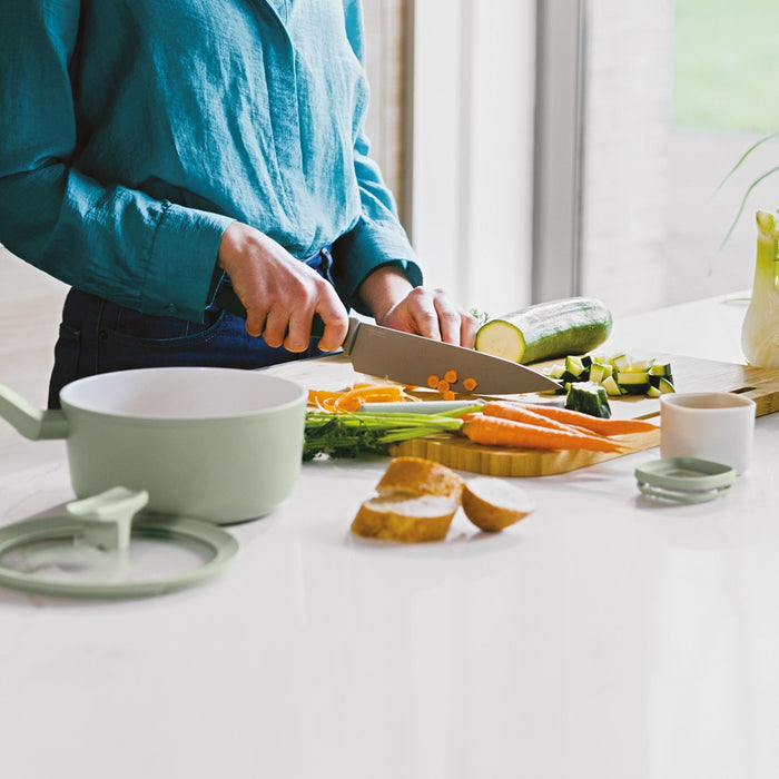 BergHOFF Balance Nonstick Stainless Steel 6Pc Knife Block Set, Green - Knife Blocks & Holders