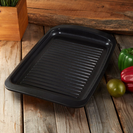 BergHOFF Leo Graphite Nonstick Cast Aluminum Teppanyaki Grill Plate 12.75" - Griddles & Grill Pans