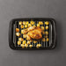 BergHOFF Leo Graphite Nonstick Cast Aluminum Roaster with Removable Rack 16.5" x 11" x 2.75" - Roasting Pans