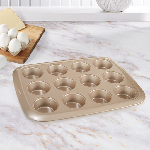 BergHOFF Balance Nonstick Carbon Steel 12-cup Cupcake Pan 2.5" - Cake Pans & Molds