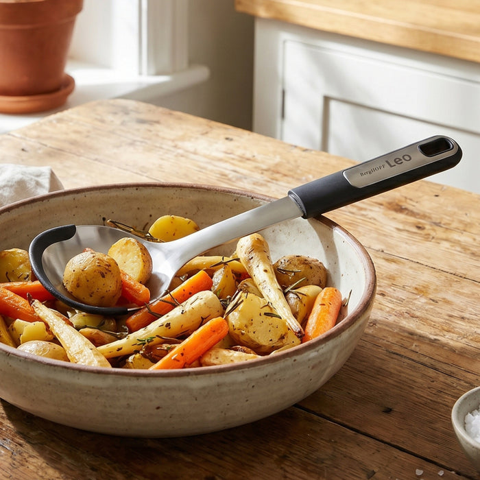 BergHOFF Leo Graphite Stainless Steel Serving Spoon, 13.5"