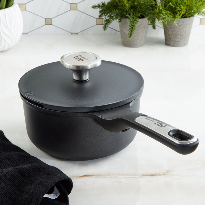 BergHOFF Leo Phantom Nonstick Ceramic 7" Saucepan 2.1qt. - Saucepans