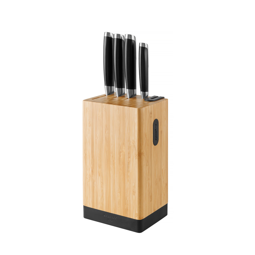 Leo Graphite 5Pc Cutlery Block Set — BergHOFF