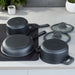 BergHOFF Leo Stone+ 5pc Nonstick Ceramic Cookware Set - Cookware Sets