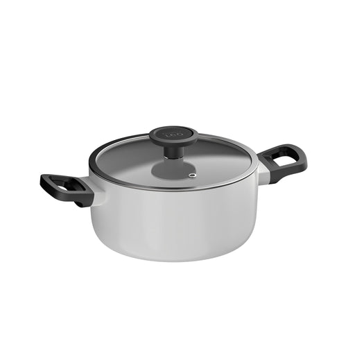 BergHOFF Leo Glints Nonstick Aluminum 8" Stockpot 3qt. With Glass Lid - Stock Pots