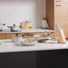 BergHOFF Leo Glints 7Pc Ceramic Nonstick Cookware Set, Spirit - Cookware Sets