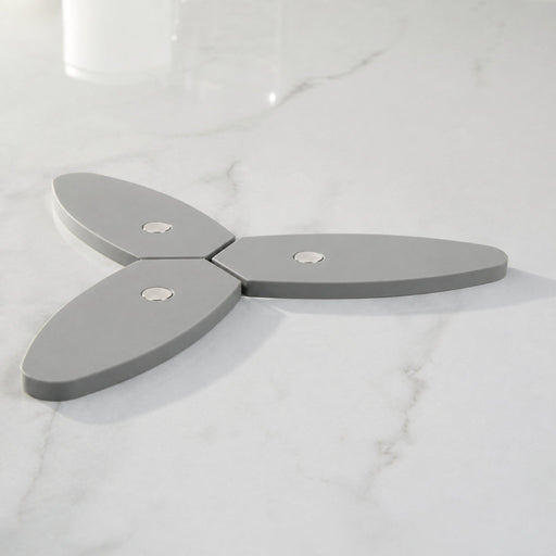 BergHOFF Leo Balance Silicone Foldable and Magnetic Trivet 9.5", Moonmist - Kitchen Tools & Utensils