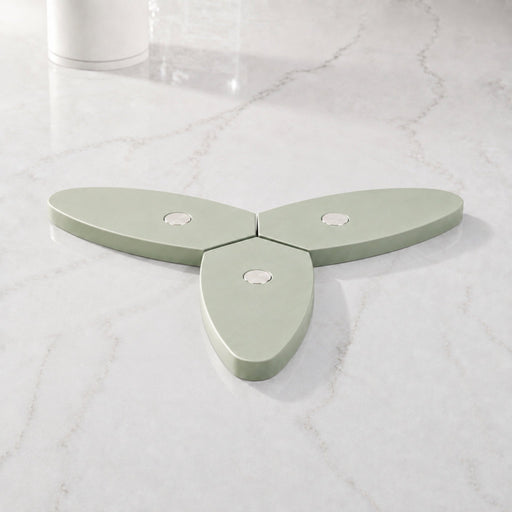 BergHOFF Leo Balance Silicone Foldable and Magnetic Trivet 9.5", Sage - Kitchen Tools & Utensils