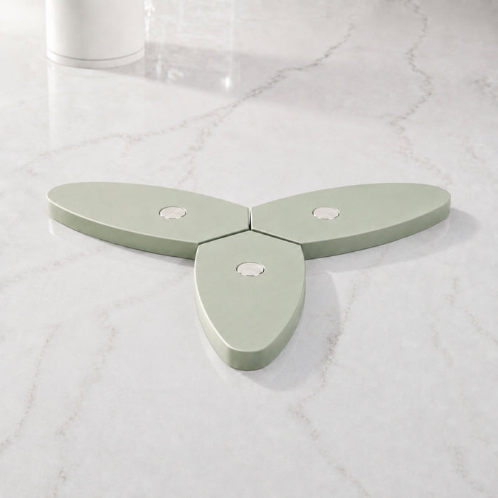 BergHOFF Leo Balance Silicone Foldable and Magnetic Trivet 9.5", Sage - Kitchen Tools & Utensils