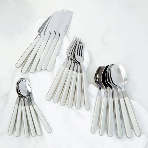 BergHOFF Leo Balance Stainless Steel 24Pc Flatware Set, Moonbeam - Flatware Sets