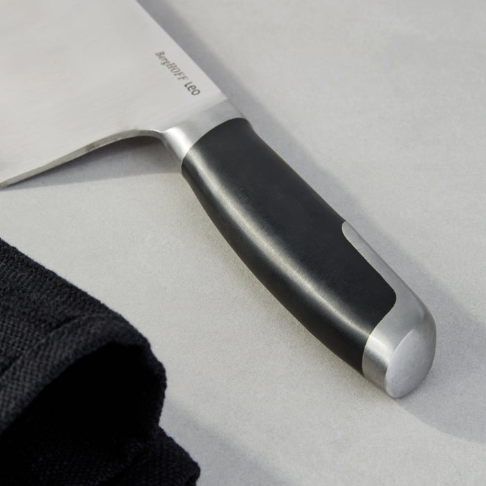 Image 7 of Leo Graphite 7" Forged Stainless Steel Cleaver, Black