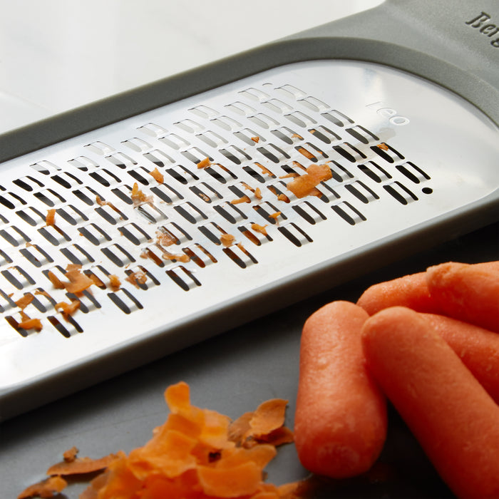 Image 3 of Leo Balance 18/10 Stainless Steel Double Coarse and Ribbon Grater, 9.5"