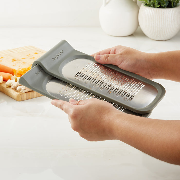 Image 7 of Leo Balance 18/10 Stainless Steel Double Coarse and Ribbon Grater, 9.5"