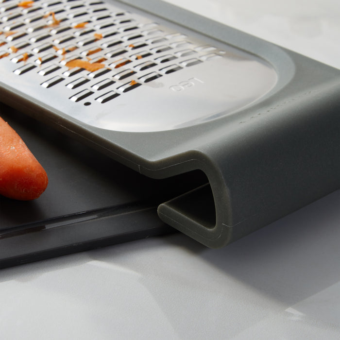 Image 9 of Leo Balance 18/10 Stainless Steel Double Coarse and Ribbon Grater, 9.5"