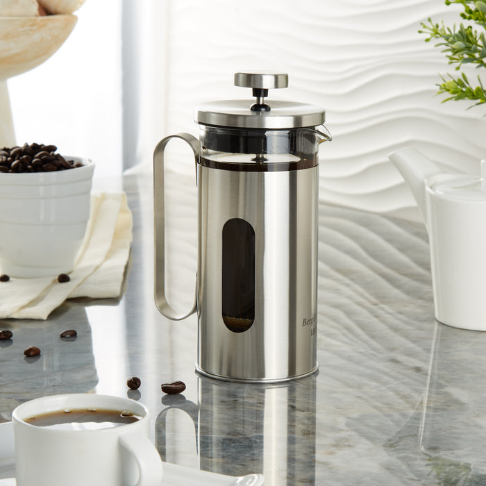Image 2 of Leo Maestro Stainless Steel French Press, 12oz