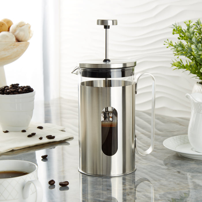 Image 7 of Leo Maestro Stainless Steel French Press, 20oz