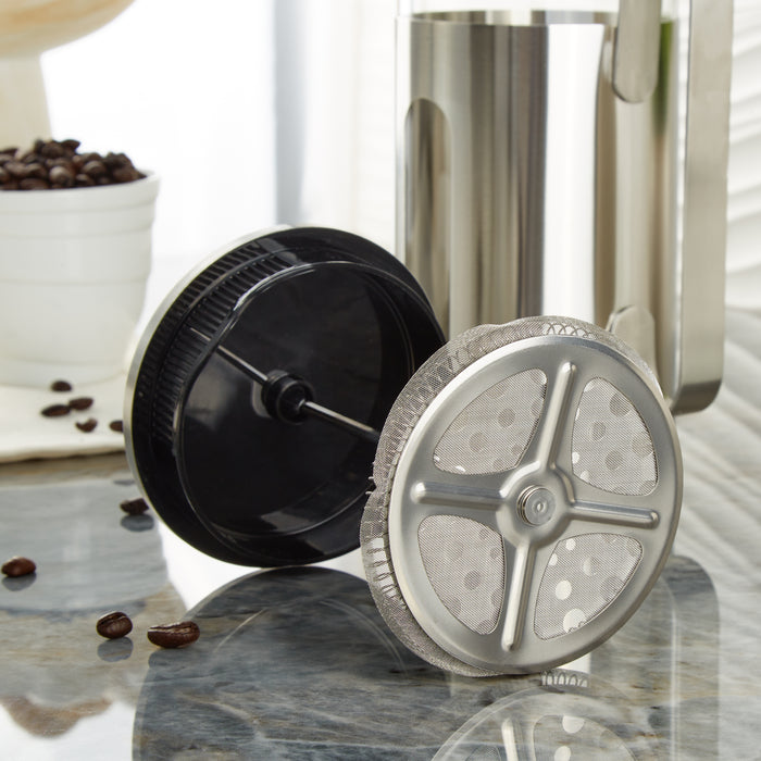 Image 3 of Leo Maestro Stainless Steel French Press, 34oz